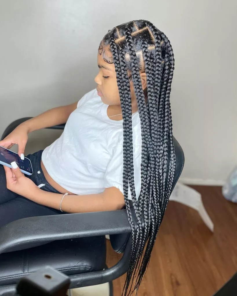 Big box braids