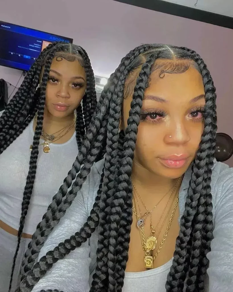 Big box braids