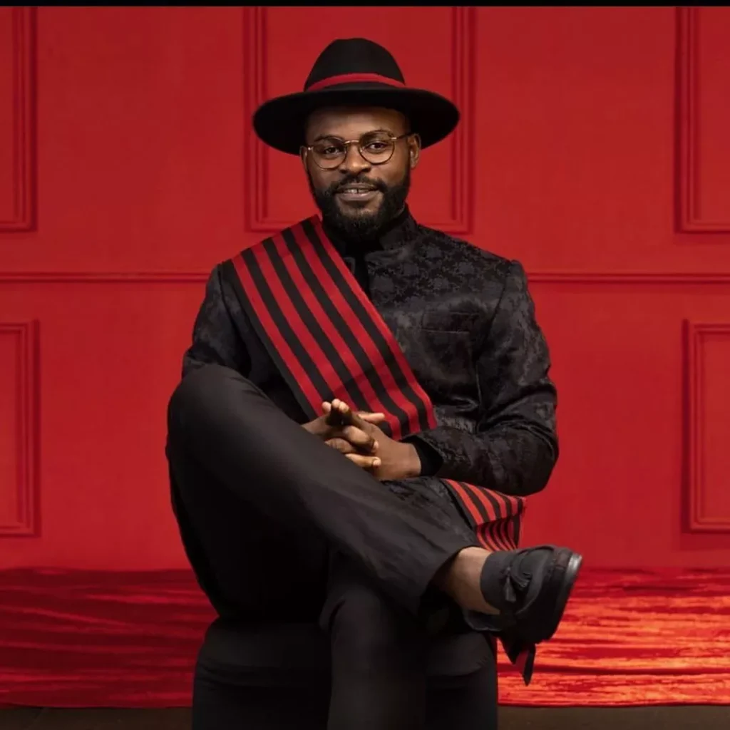 Falz wearing idoma traditional attire