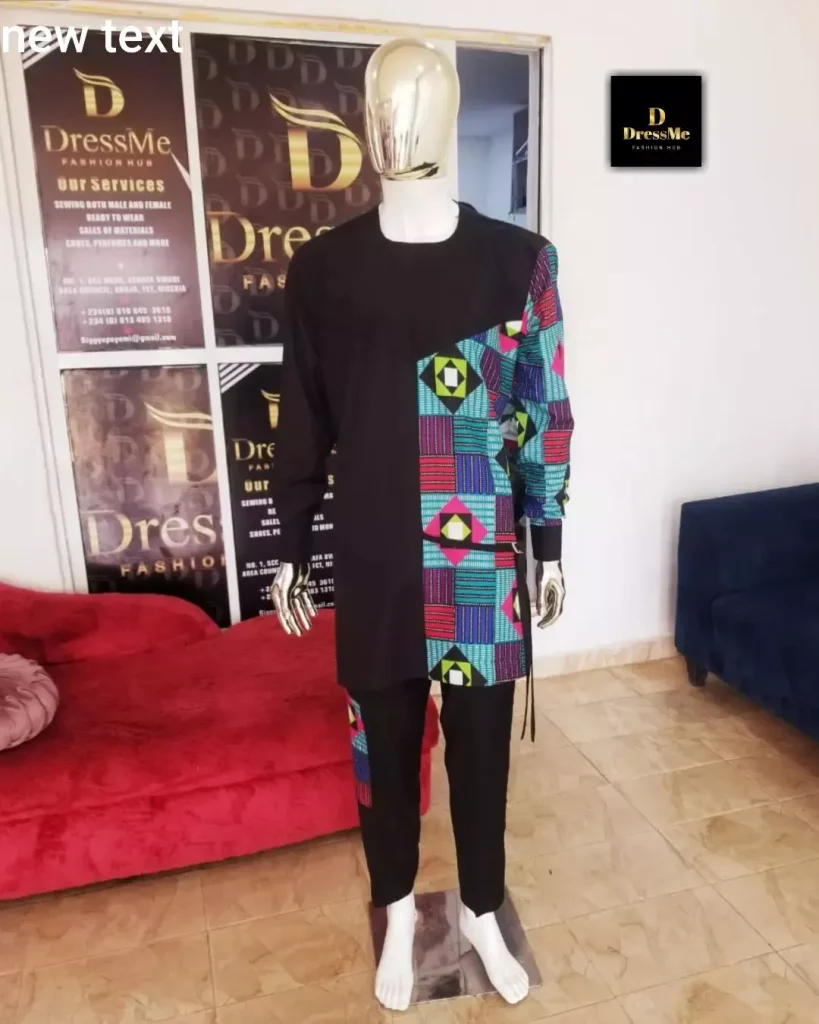 Plain and pattern Ankara Styles For men
