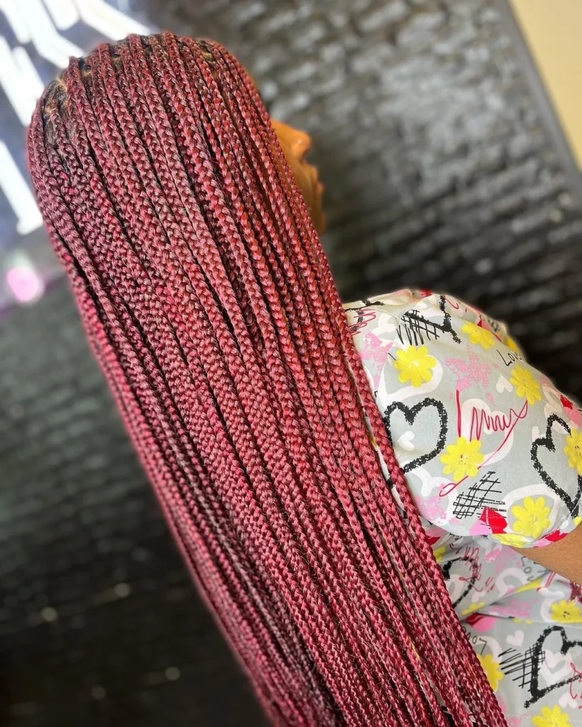 Long box braids