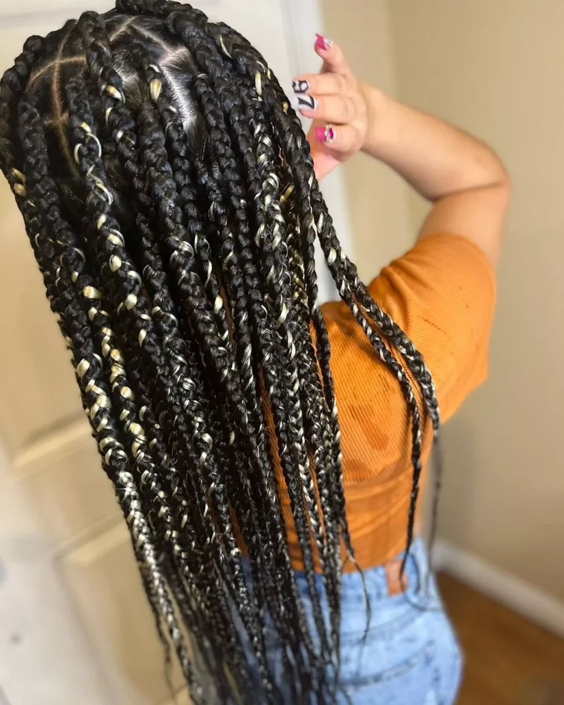 Long box braids