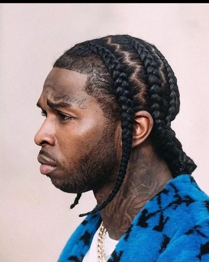 Pop smoke braids for men