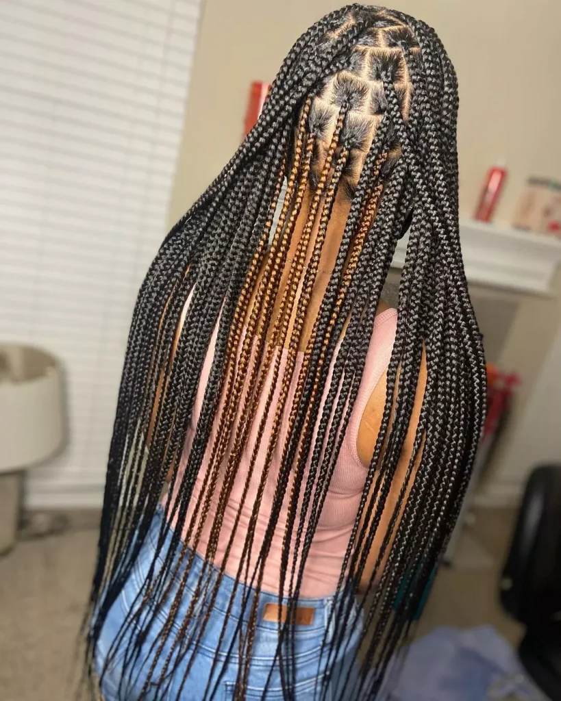 Long box braids