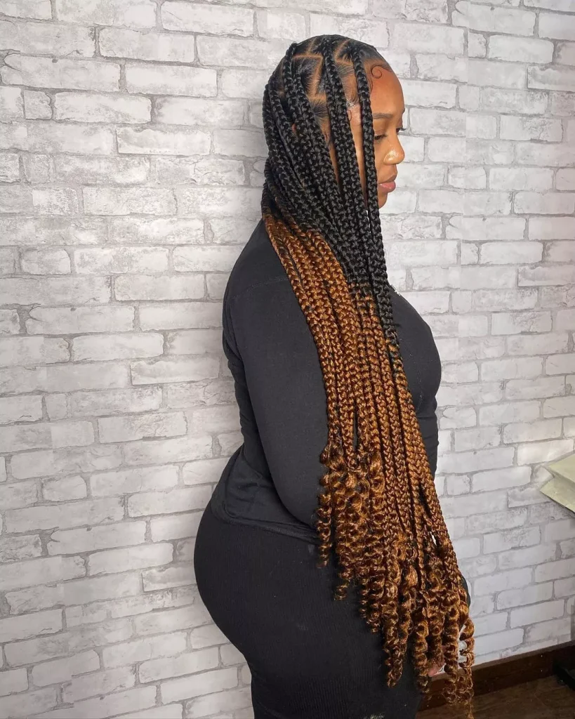 Long box braids