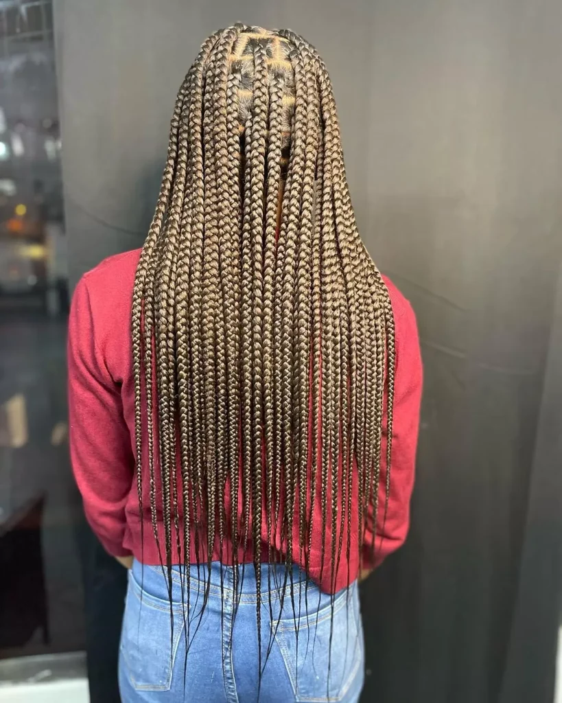Long box braids