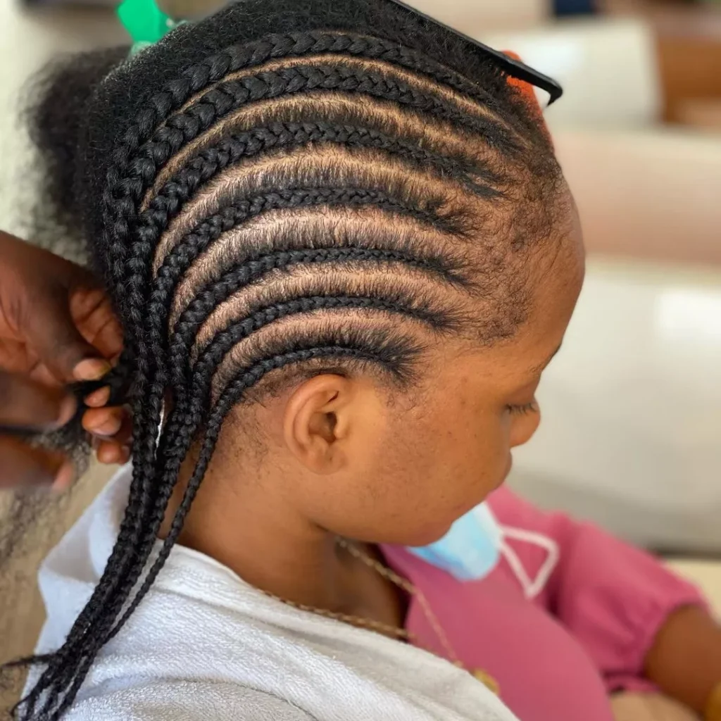 Cornrow braids