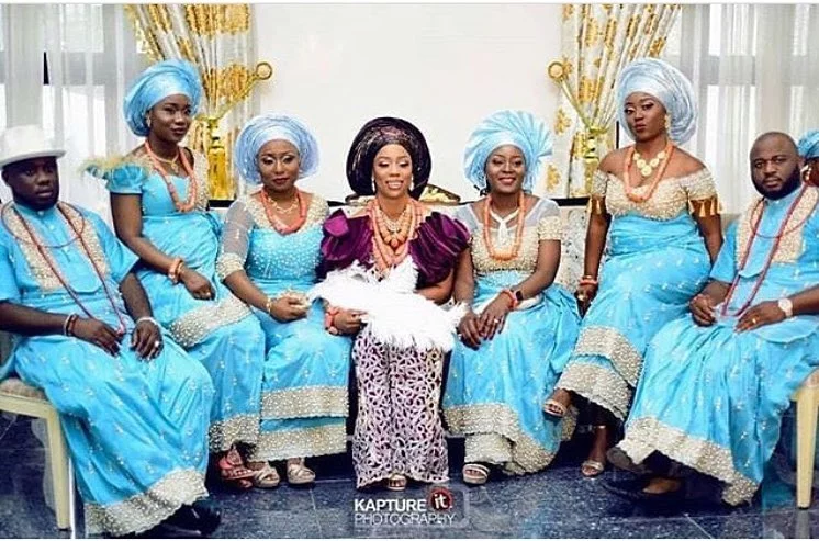 Women's traditional attire for Urhobo people