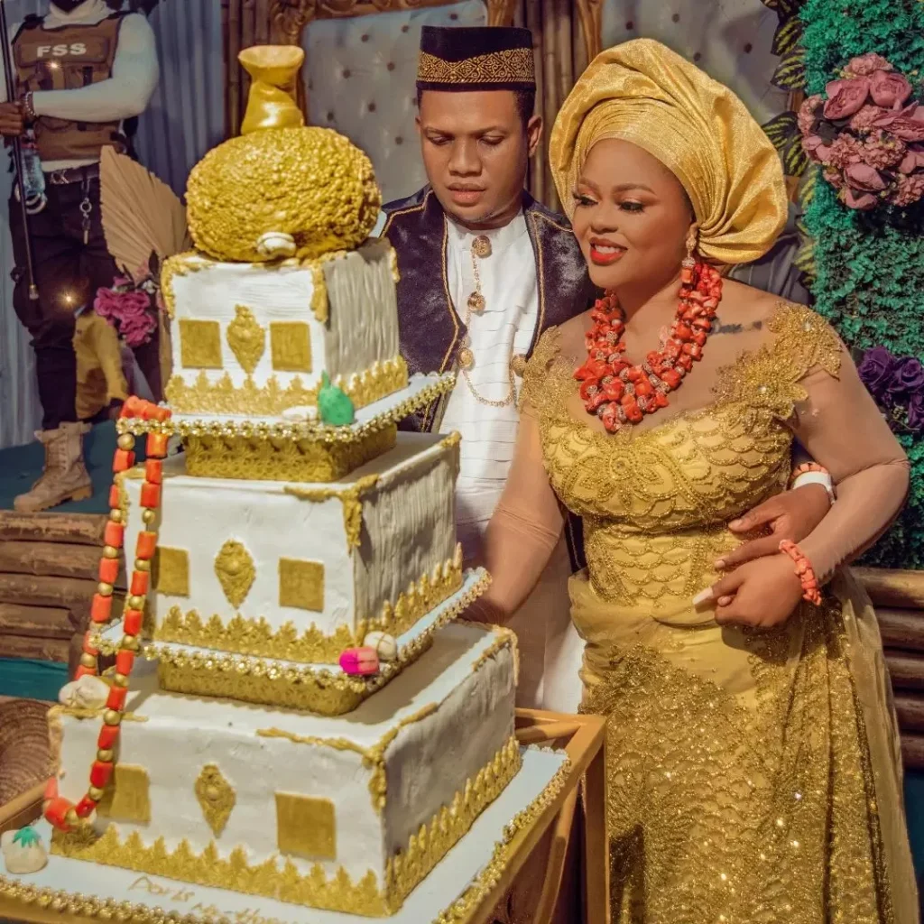 igbo traditional wedding cake