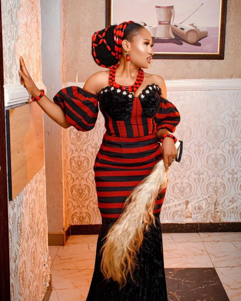 Latest idoma traditional wedding attire