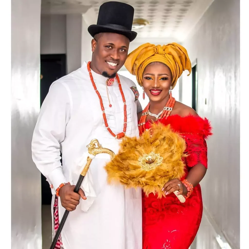 Ijaw traditional couple wedding compete set