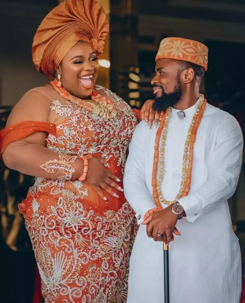 Igbo traditional wedding attire for ladies and men
