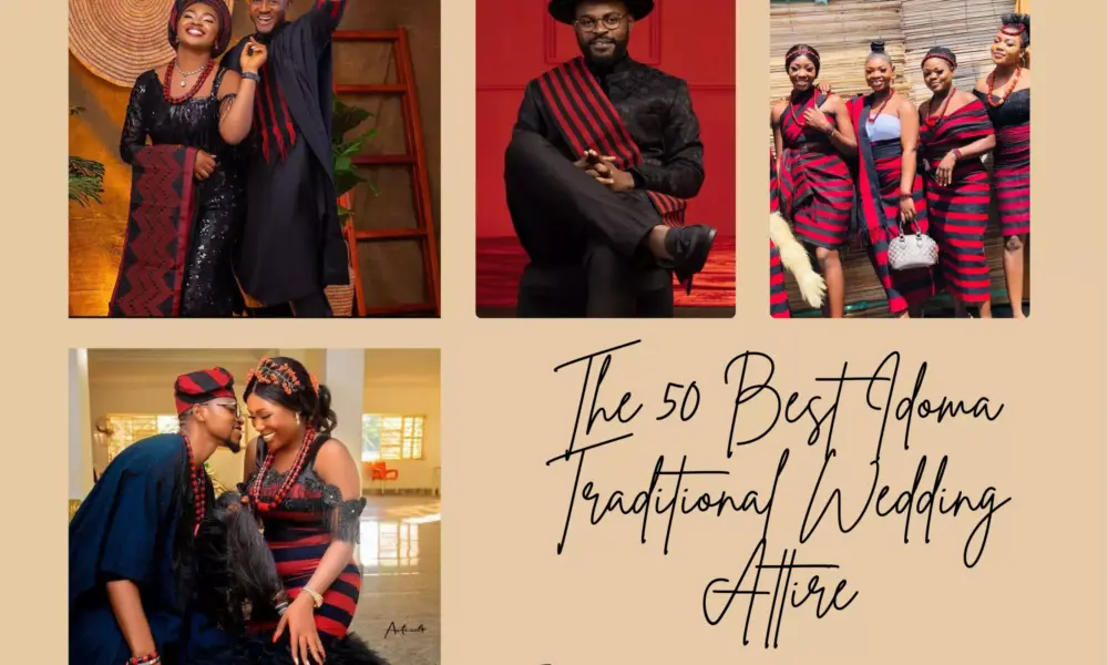 Idoma traditional wedding attire