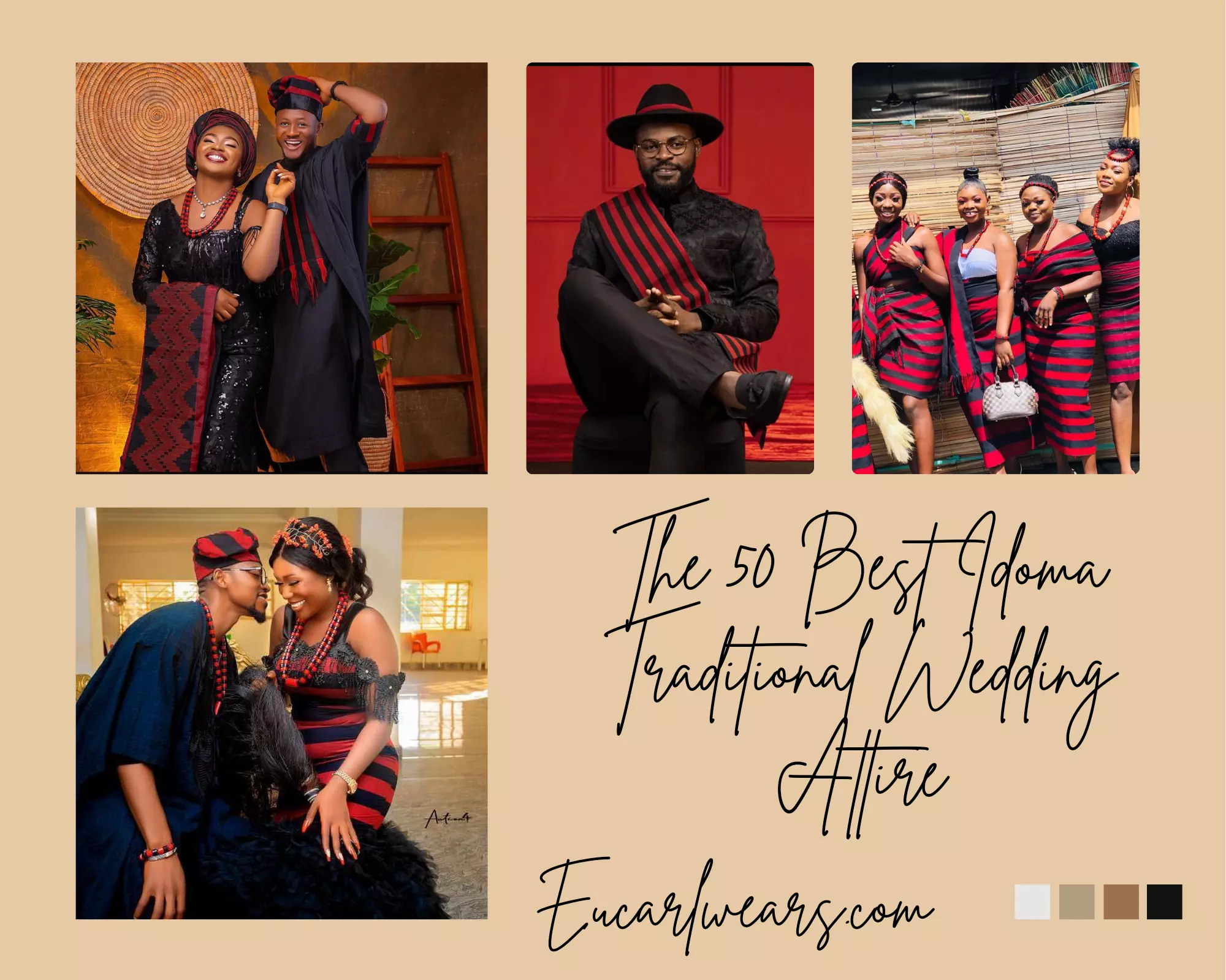 Idoma traditional wedding attire