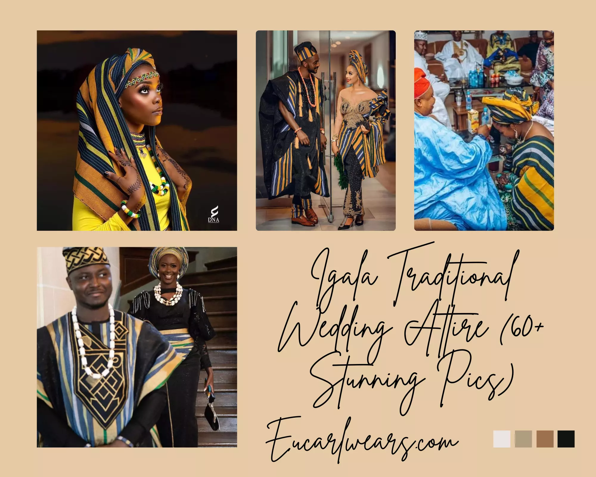 Igala traditional wedding attire