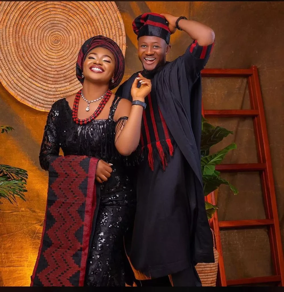 Idoma traditional wedding attire