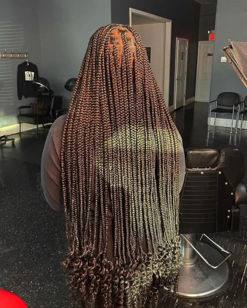 Ombre Box Braids Ideas