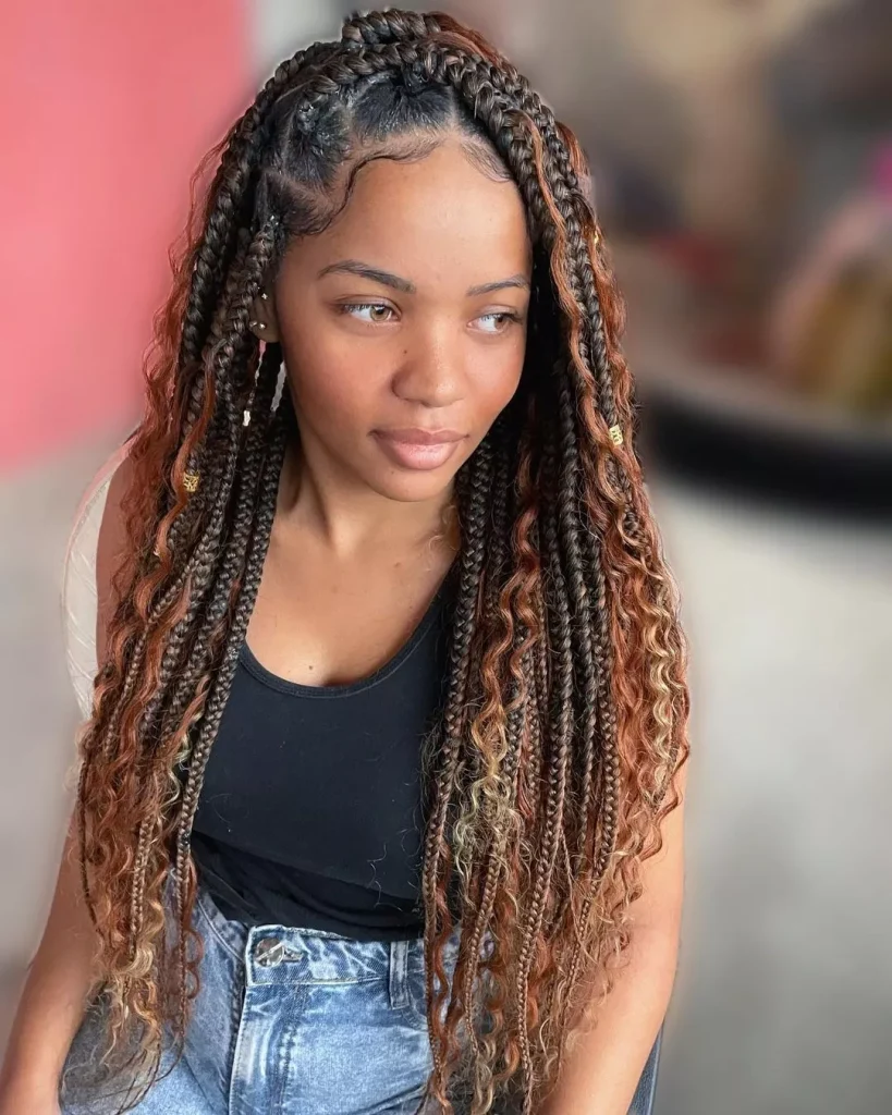 Box braids women