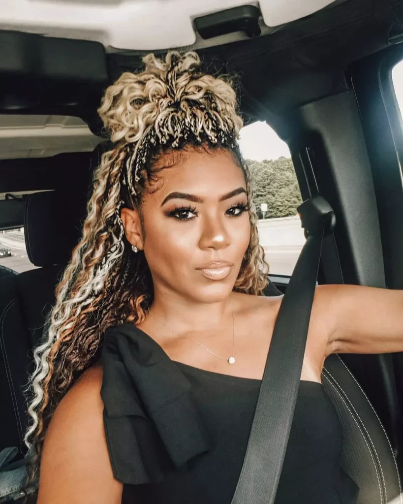 Tree braids with human hair