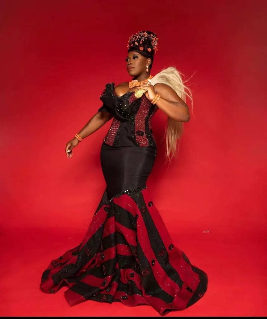 Idoma Traditional Wedding costumes for the bride