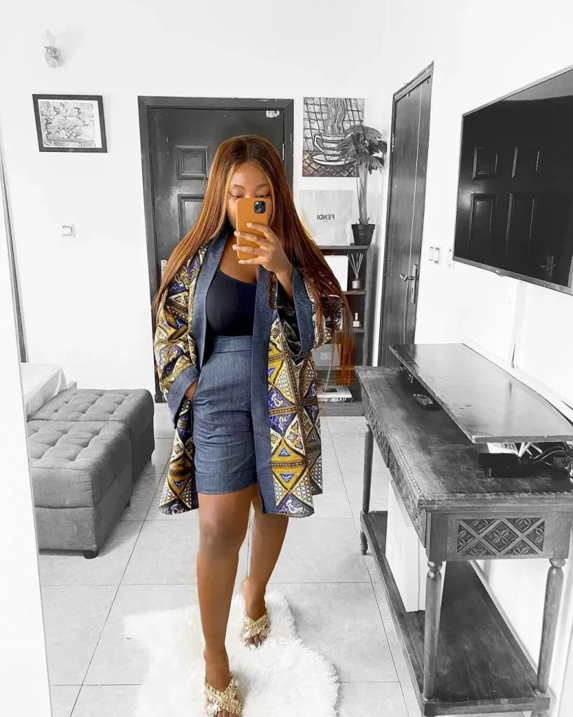 Ankara Kimono Jackets For Ladies 