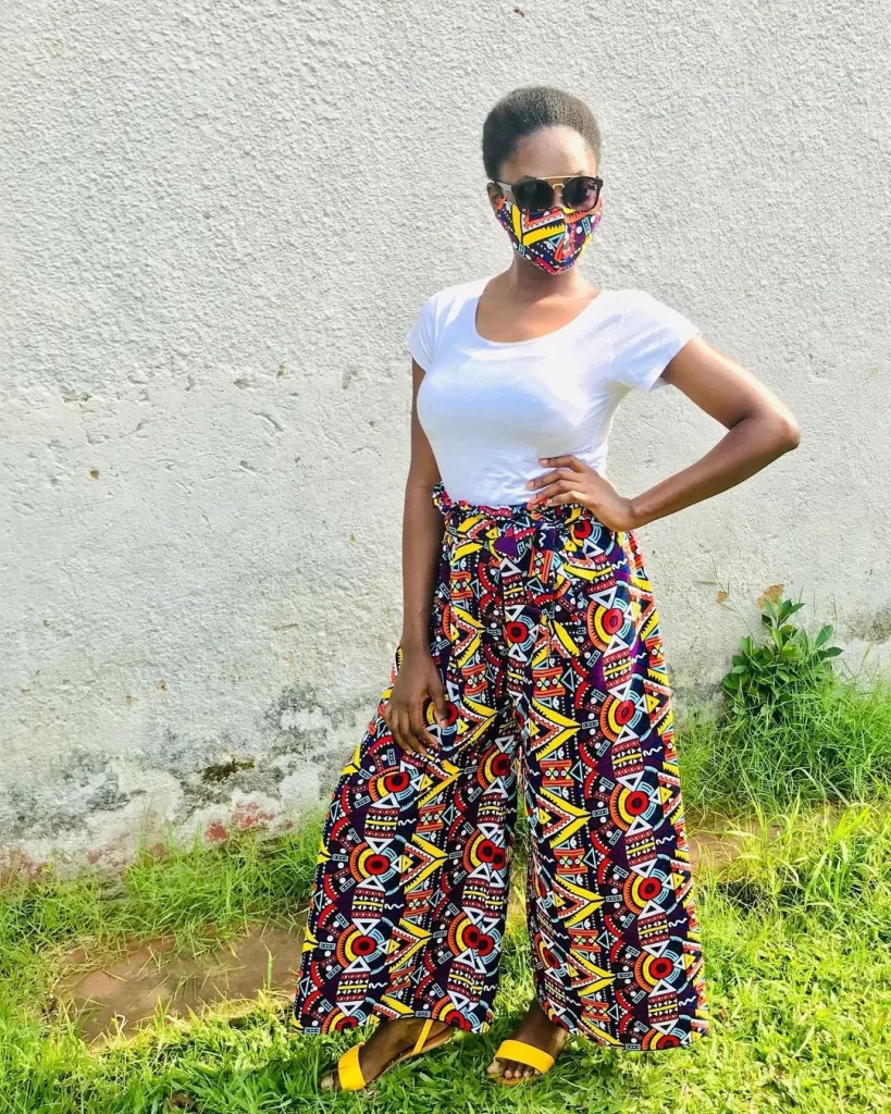 ankara palazzo trousers and shirt Ankara print palazzo pants