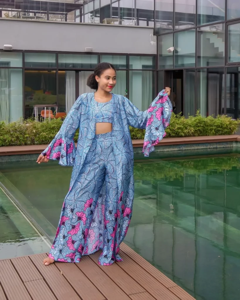African print kimonos and jackets
