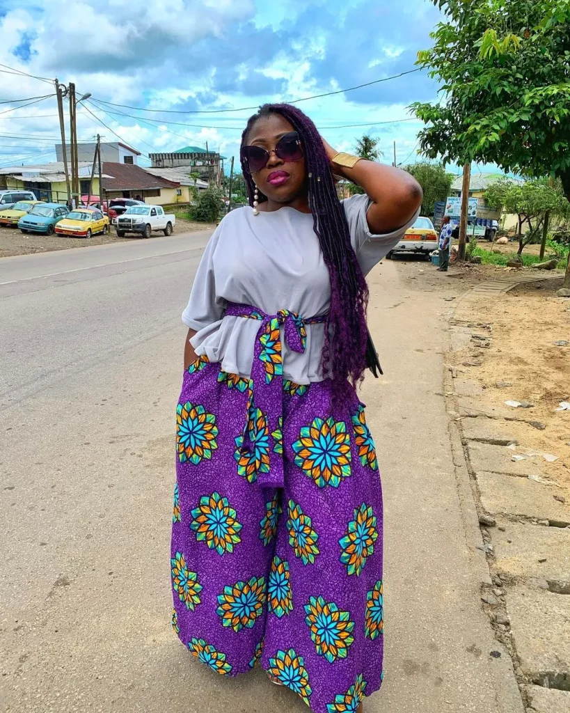 ankara palazzo trousers and tops African clothing maxi pant