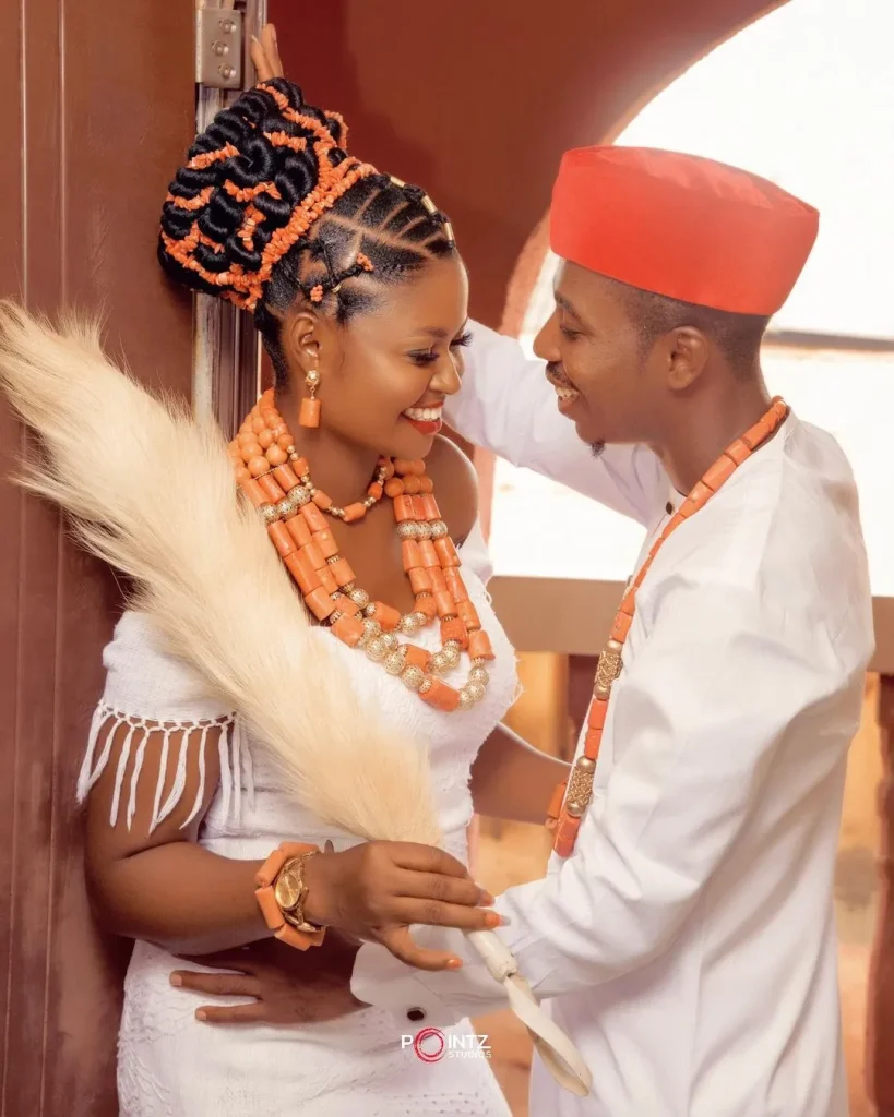 Beautiful Traditional Marriage Attire For Ibusa Brides