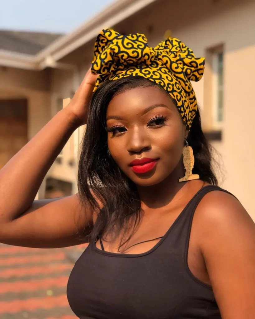 How to tie Ankara scarf with pictures