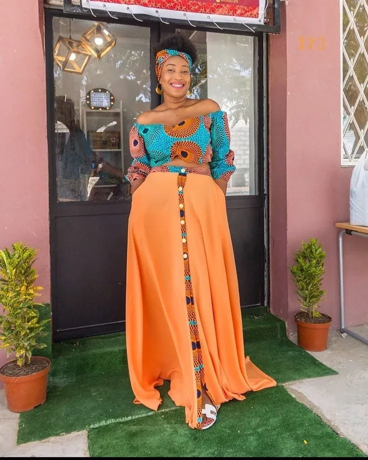 Ankara Skirt And Blouse