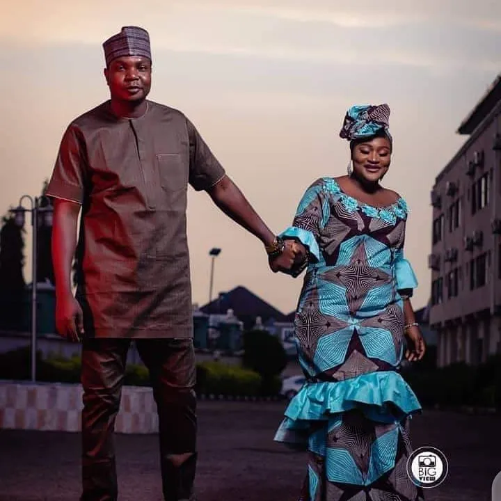 Nupe Man With His bride