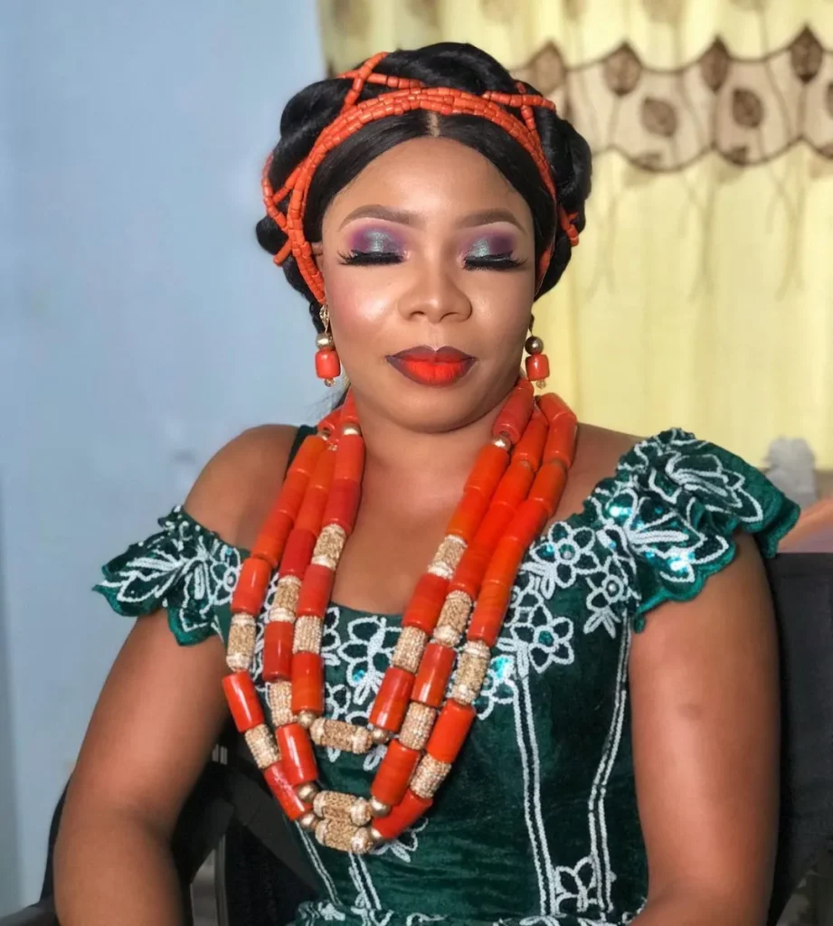 Agbor bride attire