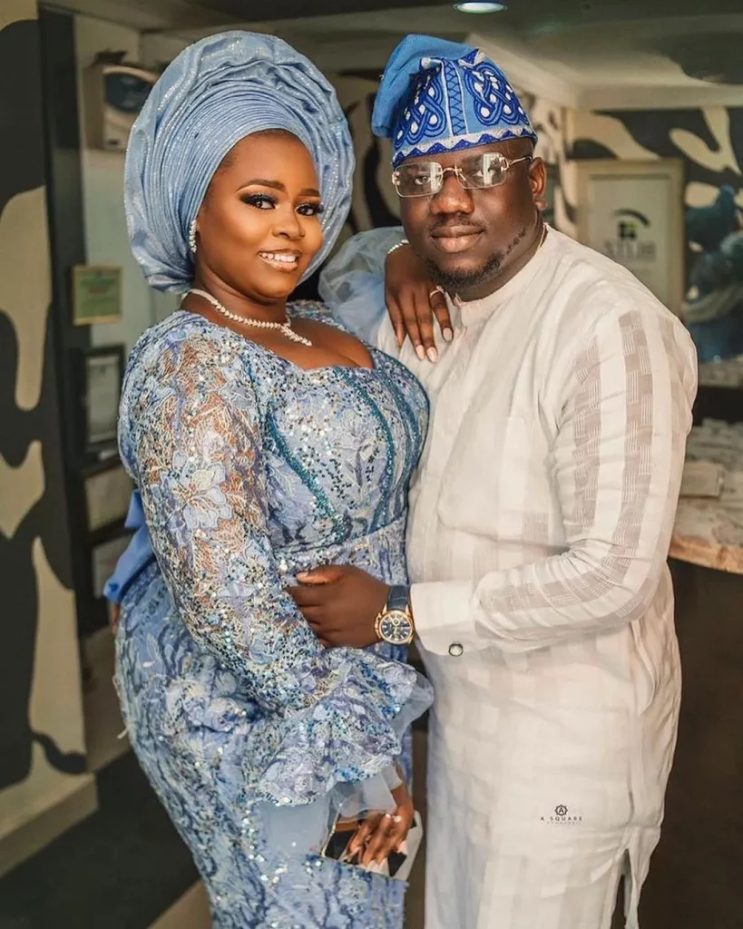 Plus size lace gowns in Nigeria