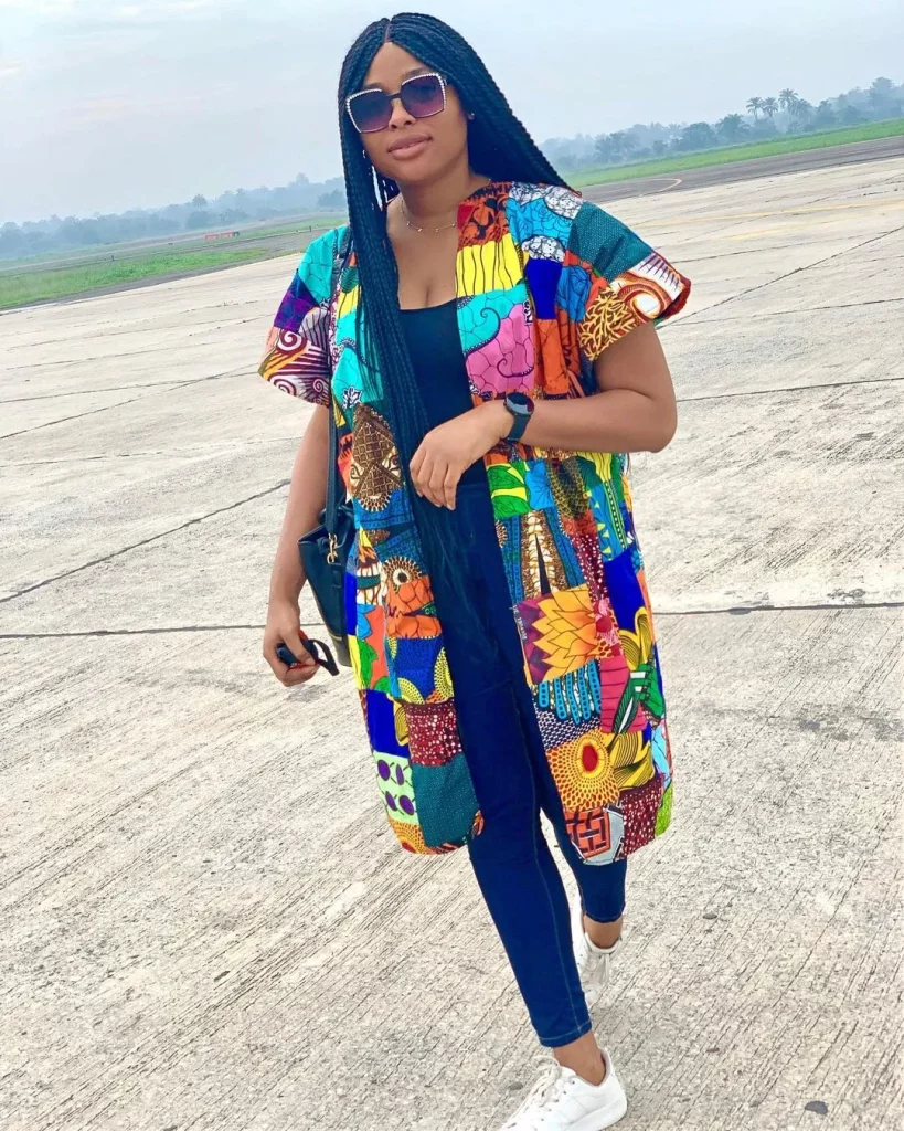 Trending Ankara Kimono Jackets And Dresses 