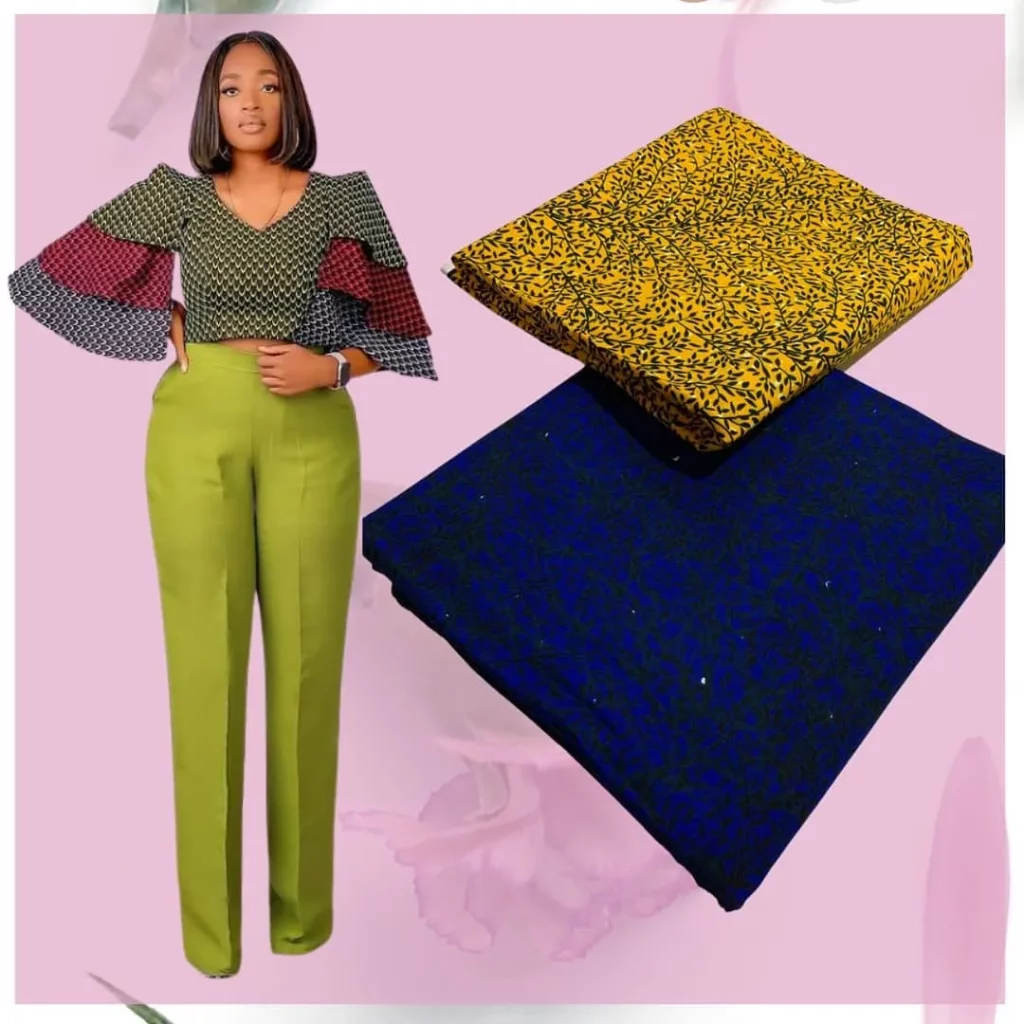 English plain and pattern material styles