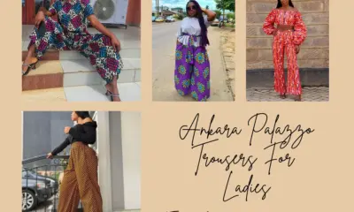 Latest Ankara Palazzo Trousers For Ladies