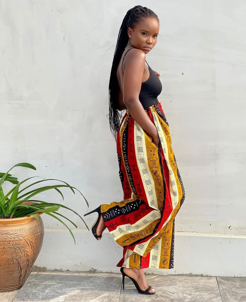 ankara palazzo trousers styles Ankara palazzo jeans and jumpsuits.