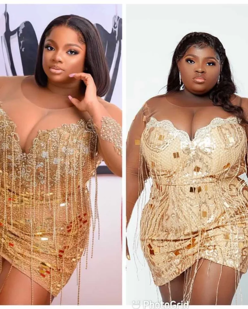 Short lace gown for fat ladies