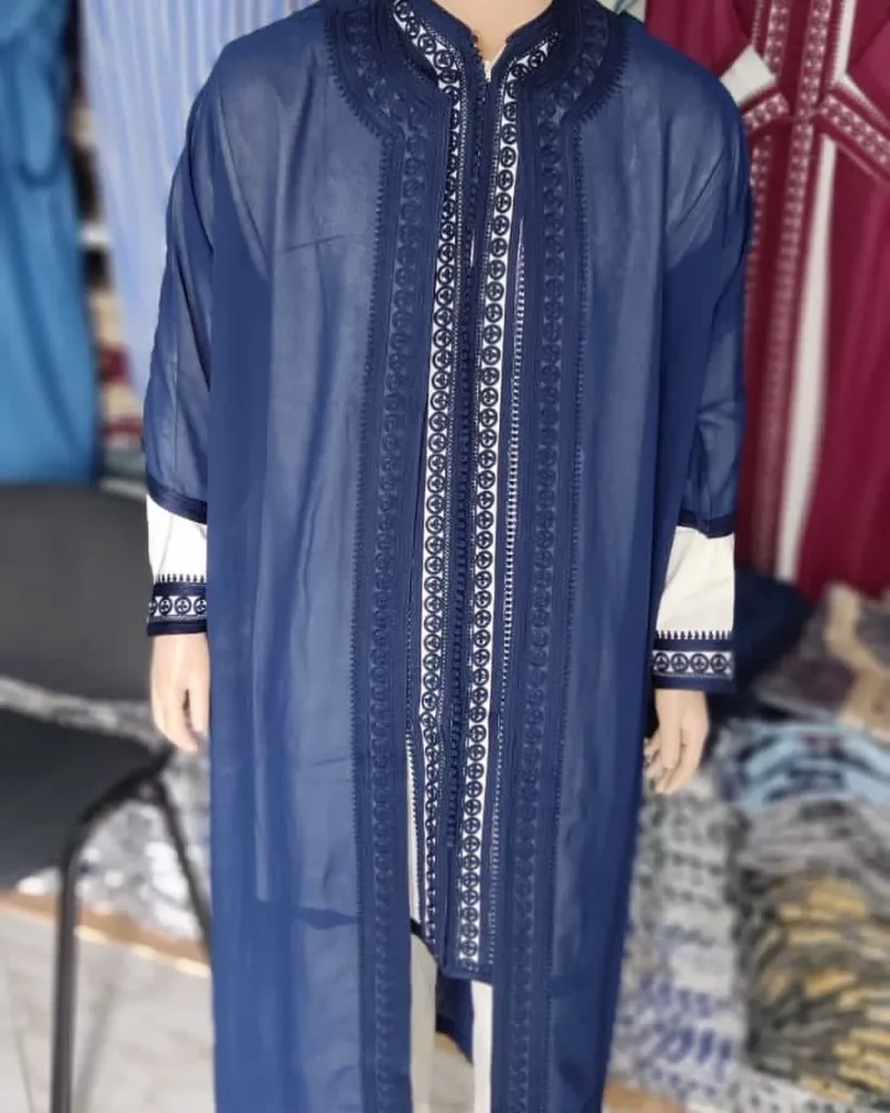 Men's Jalamias are long sleeved garments with round collars and cuffs.