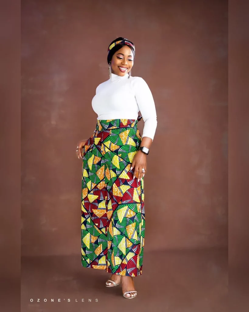 ankara palazzo trouser Palazzo pants made with 100% cotton ankara fabric