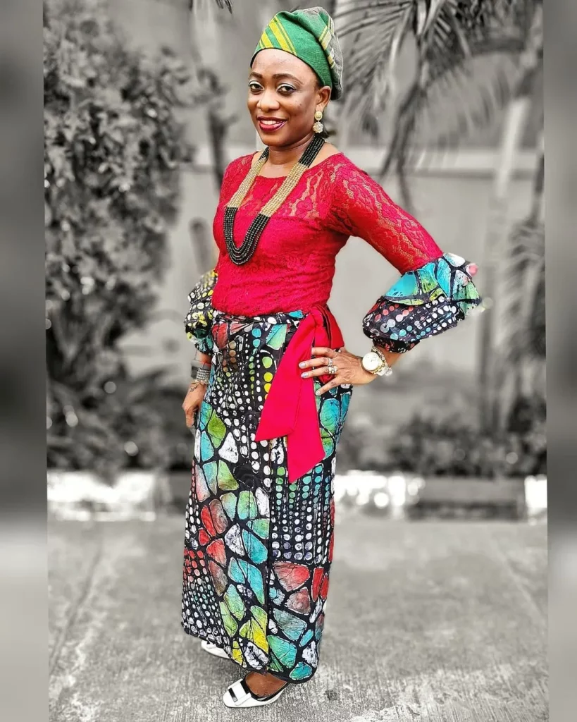 Ankara and Lace blouse and Wrapper Styles for Every Occasion
