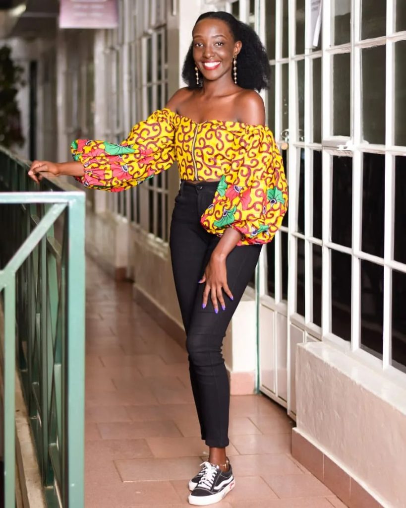 off shoulder ankara crop top styles