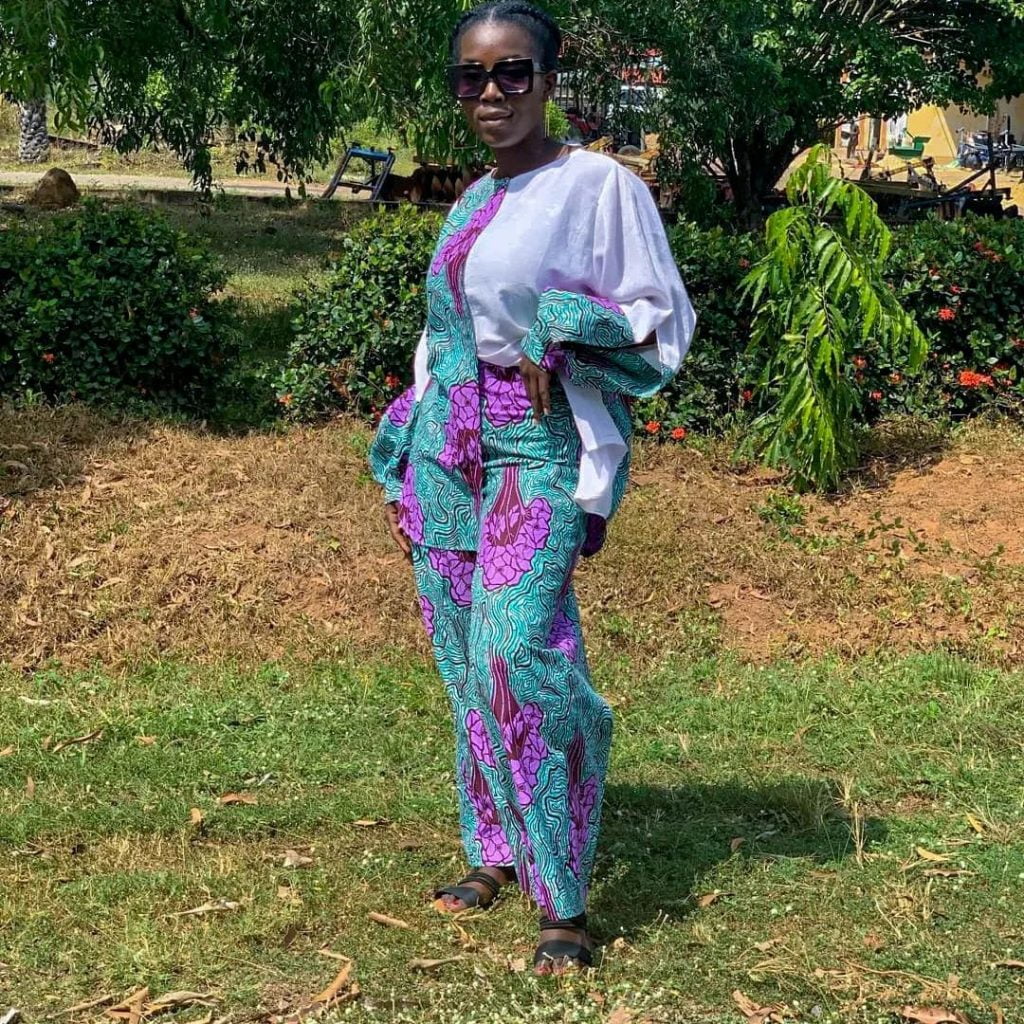 ankara palazzo pants and top Ankara palazzo styles
