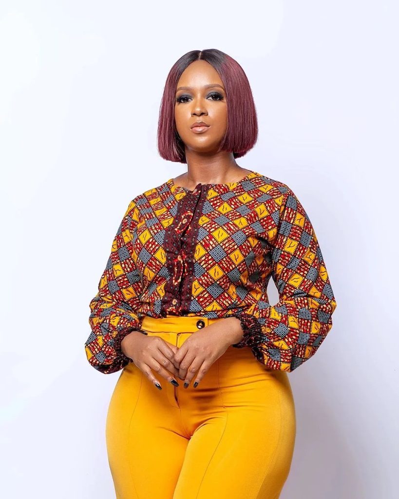 unique ankara tops for ladies