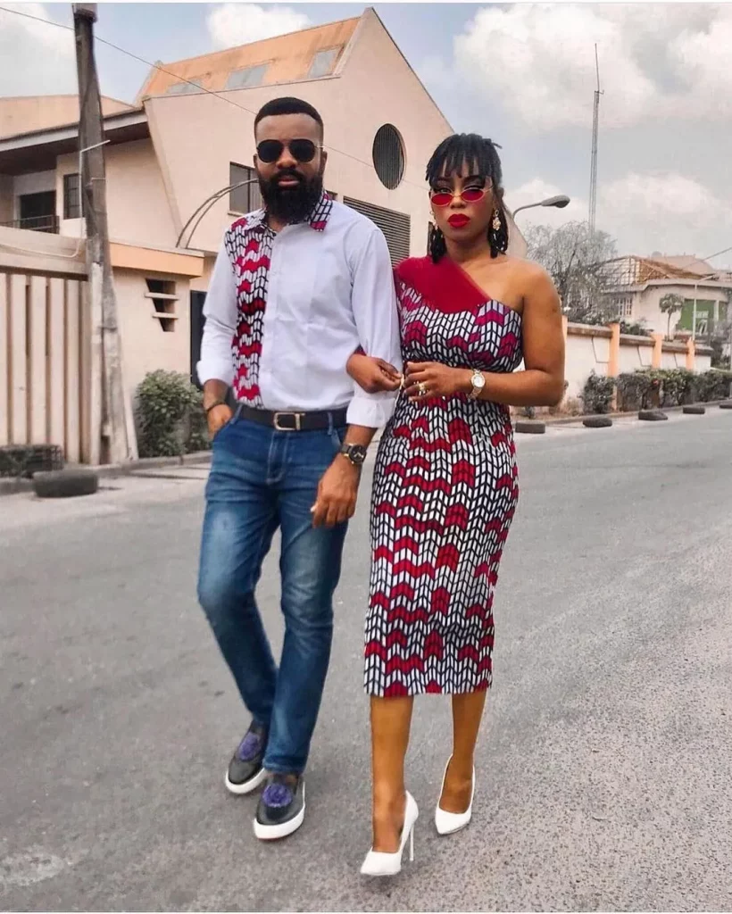 dashiki and Ankara shirts - Ankara trouser and white shirt for guys