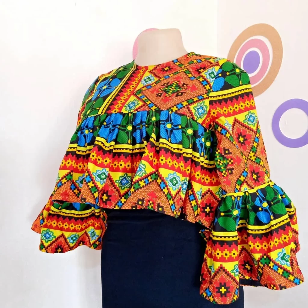 Ankara crop tops styles trending in African fashion