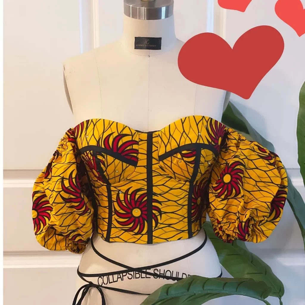Ankara Off Shoulder Tops And Crop Tops For Every Fashionista