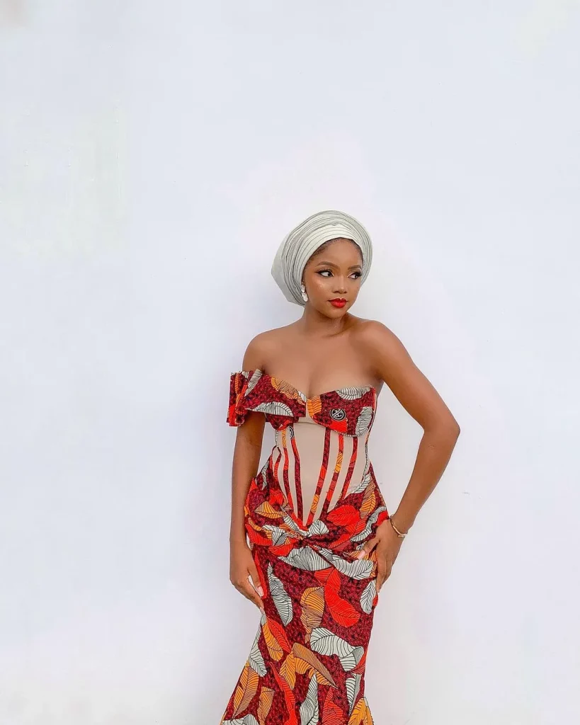 The Latest Ankara Styles For Corset Dress