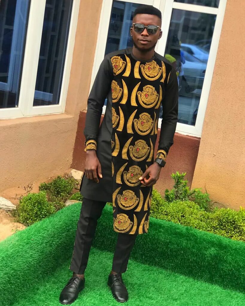 African men clothing - groom suit